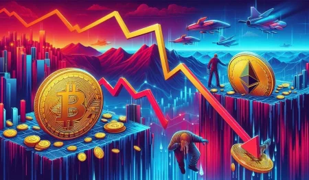 仮想通貨市場の崩壊でビットコインは65,000ドルを下回る 