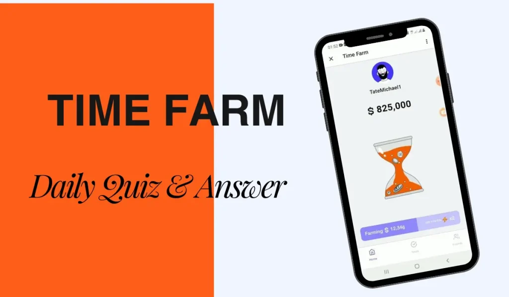 time farm daily quiz answers August 31