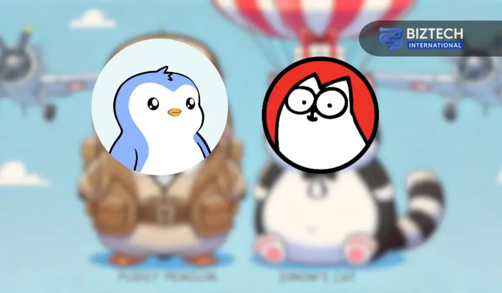 Simon's Cat과 Pudgy Penguins를 위한 HODLer 에어드랍이 시작되었습니다