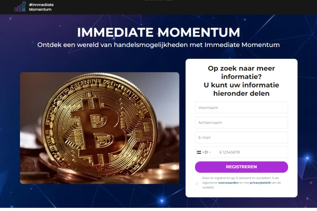 Immediate Momentum Officiële website