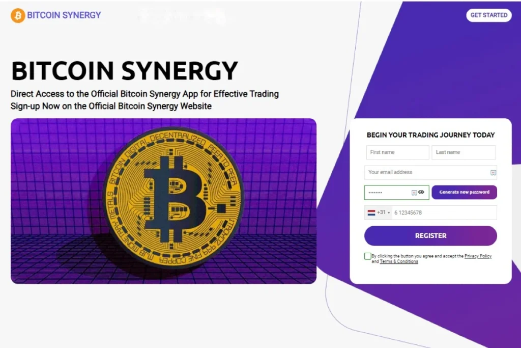 Bitcoin Synergy Officiële website