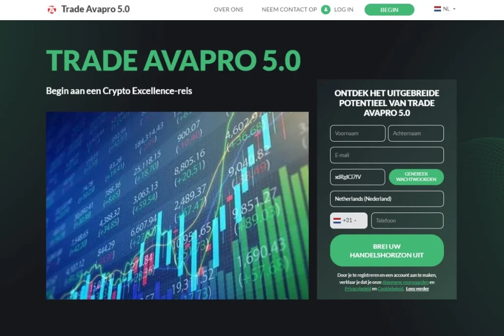 Trade Avapro Website