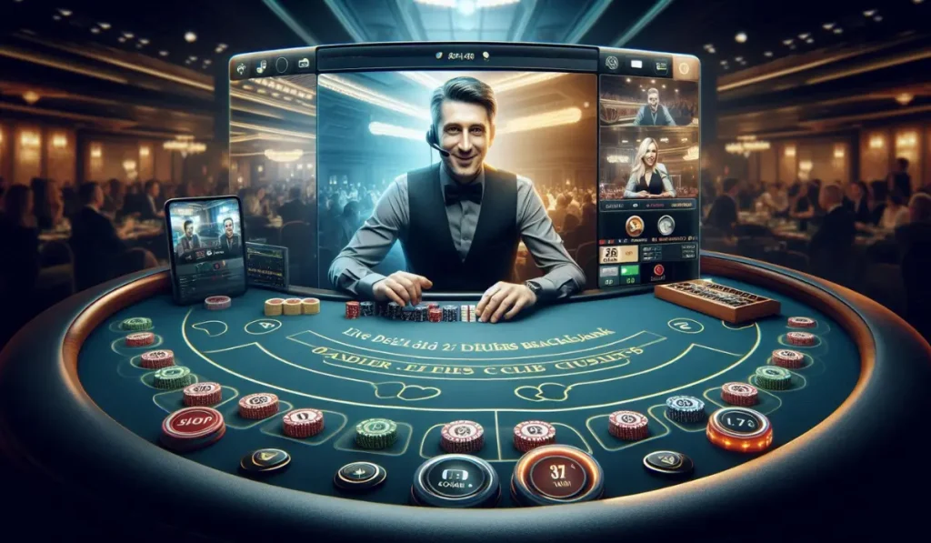 bästa online live dealer blackjack