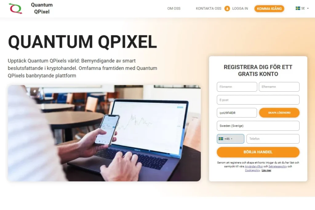 Quantum QPixel hemsida Officiell