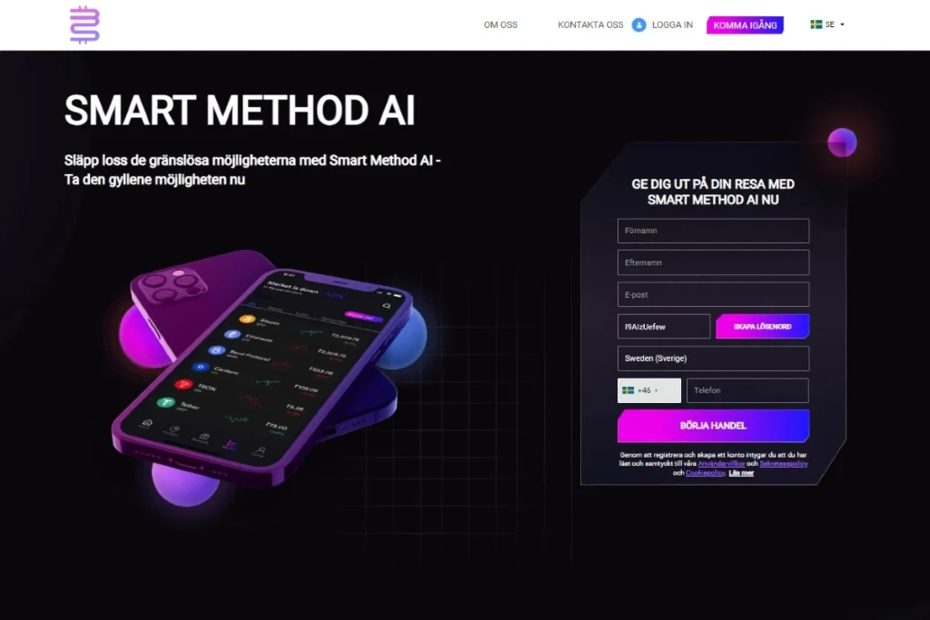 Smart Method AI handelsplattform