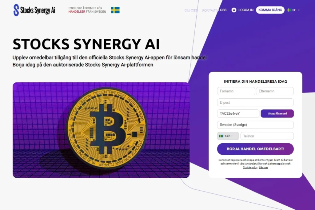 Stocks Synergy AI Krypto Handelsplattform