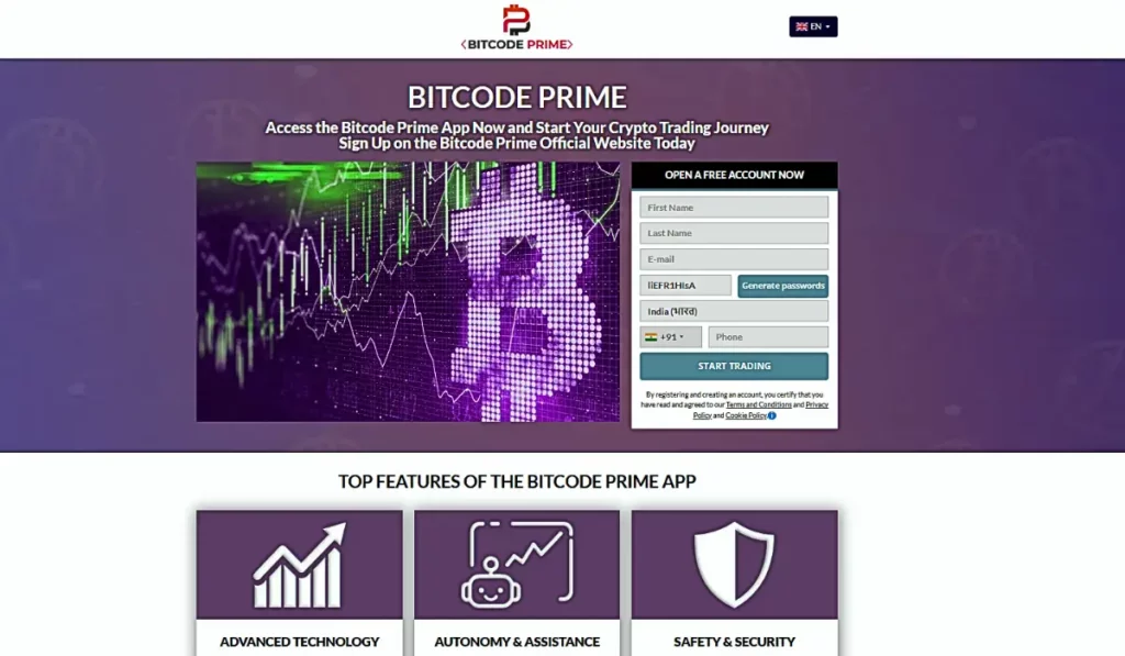 Bitcode Prime Trading App
