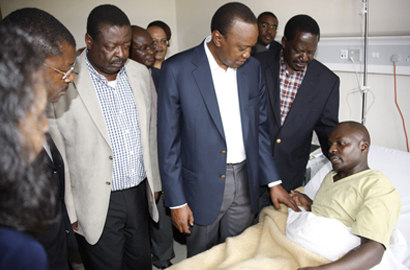 Kenyans send donations for victims via M-PESA