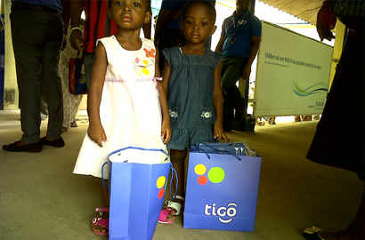 Tigo Ghana takes festive cheer to Child Care Unit