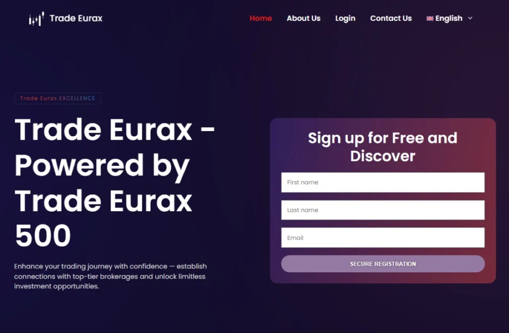 Trade Eurax website