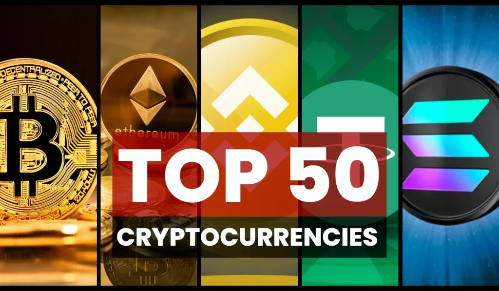 Top 50 Cryptocurrencies