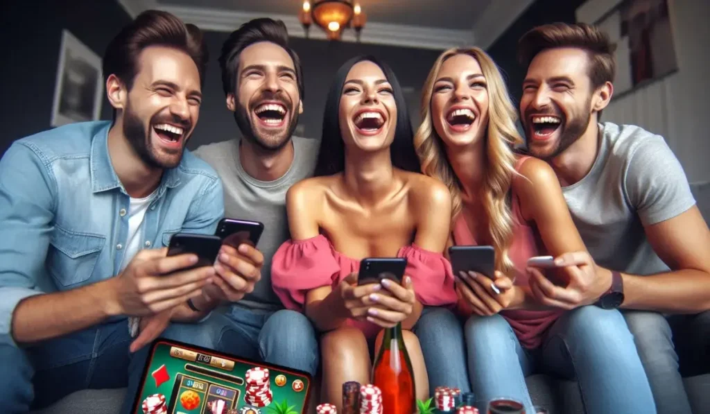 Socialize and play casino games