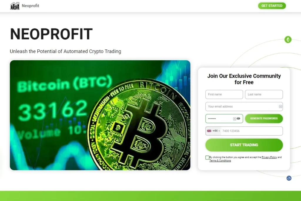 Neoprofit Official Website