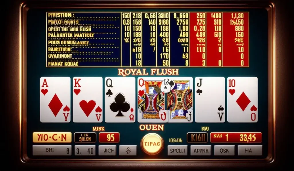 Video Poker Royal Flush Odds