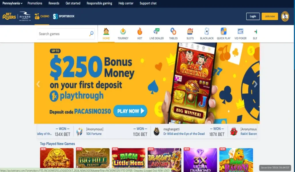 BetRivers Casino Review