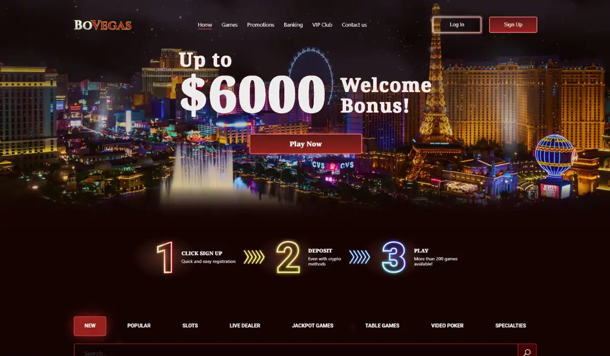 Bovegas Litecoin casino