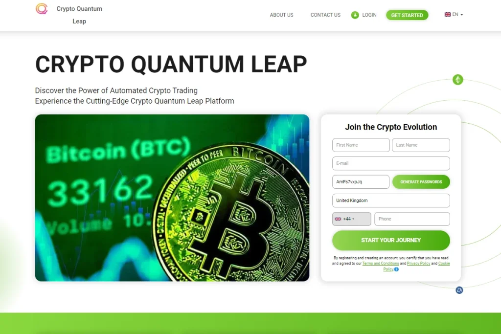 Crypto Quantum Leap official website