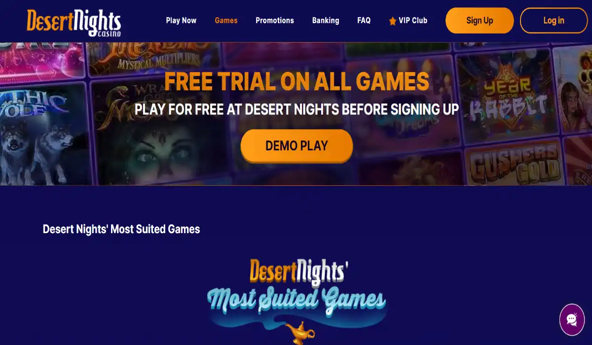 Desert Nights Casino Online