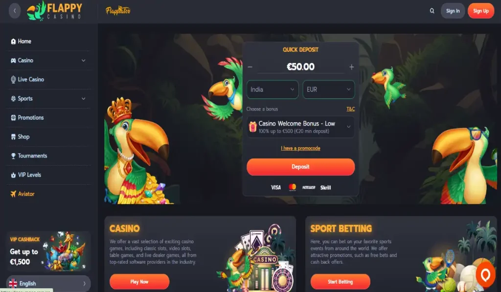 Flappy Casino Review