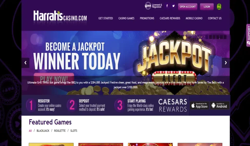 Harrah’s Online Casino Review