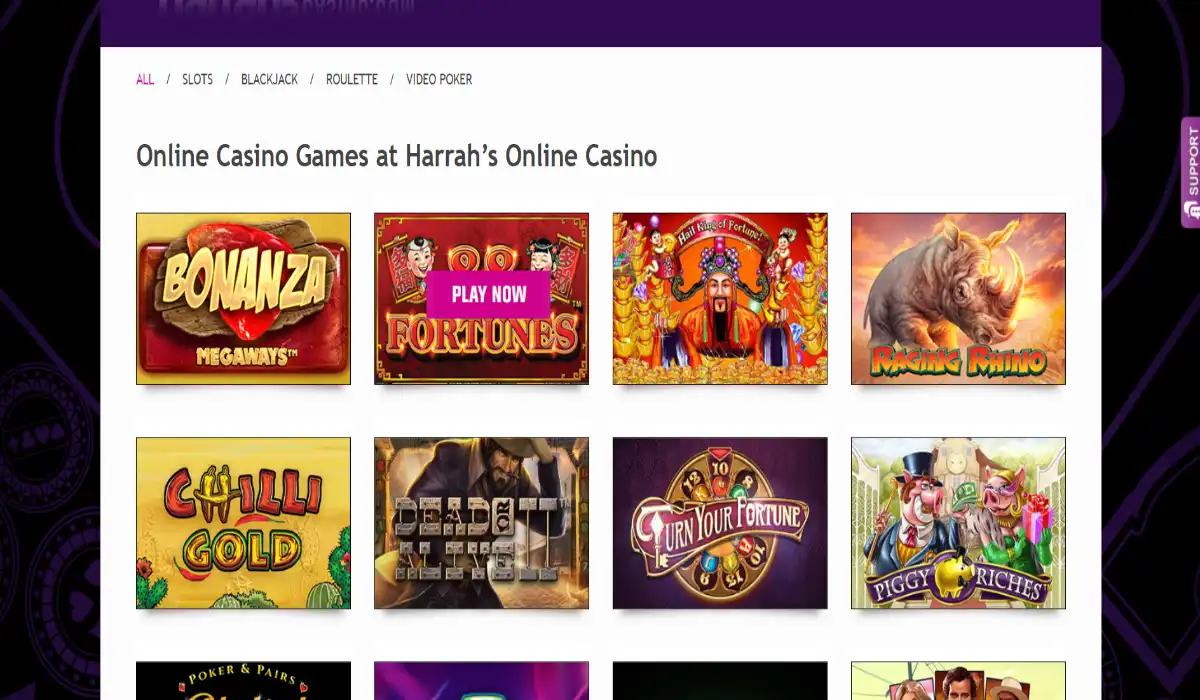 Harrah’s Online Casino