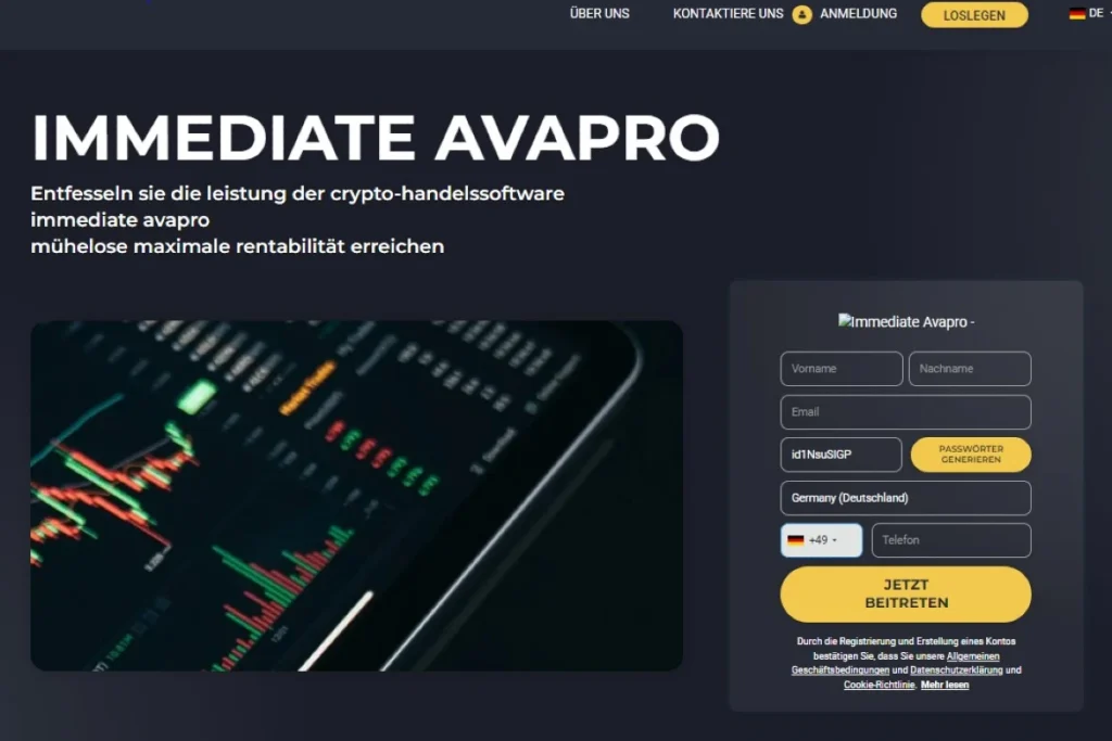 Immediate Avapro offizielle website