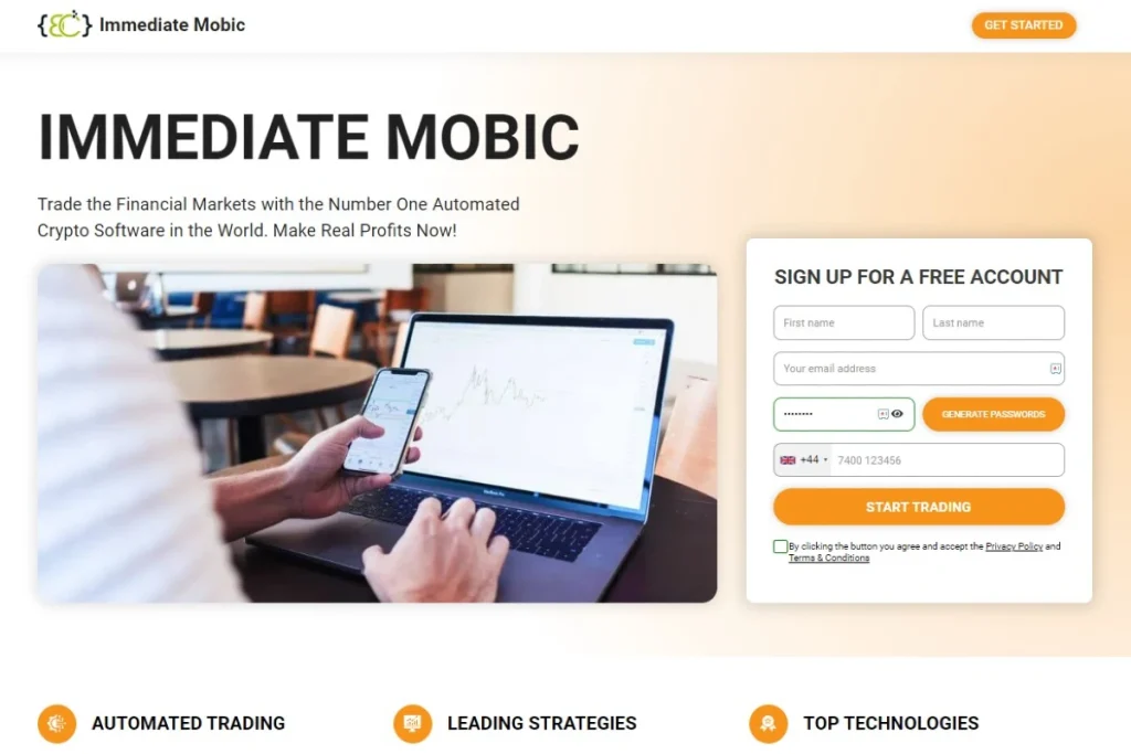 Immediate Mobic official website