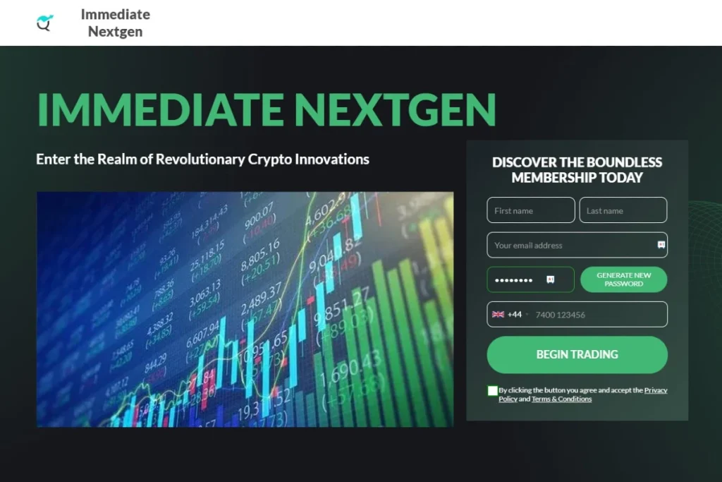 Immediate Nextgen website official