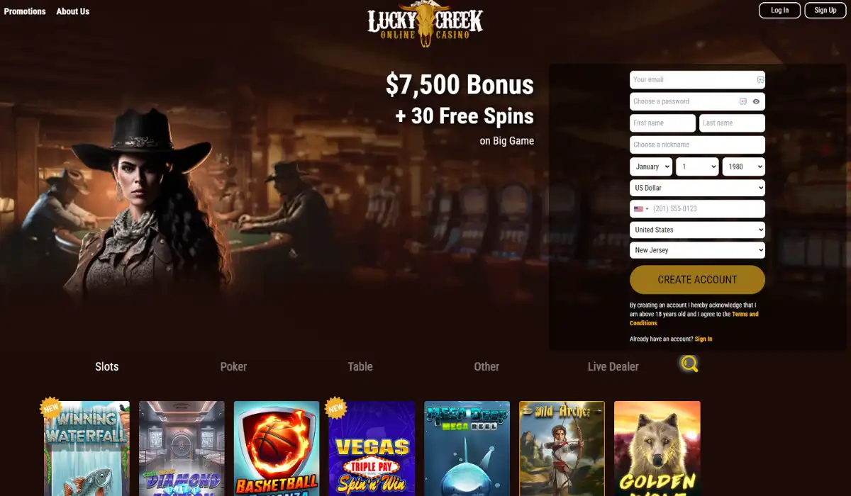 Lucky Creek Crypto casino