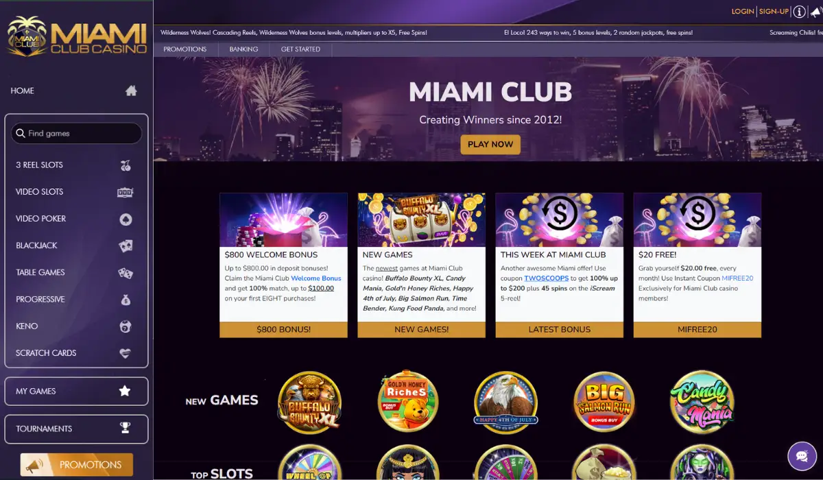 Miami Club Litecoin Casino