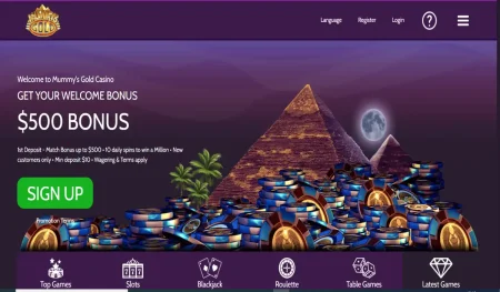Mummys Gold Online Casino Review