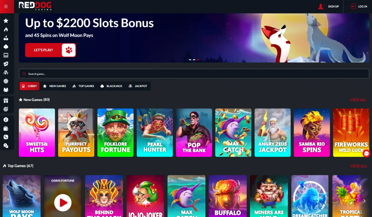 Red Dog Bitcoin Casino