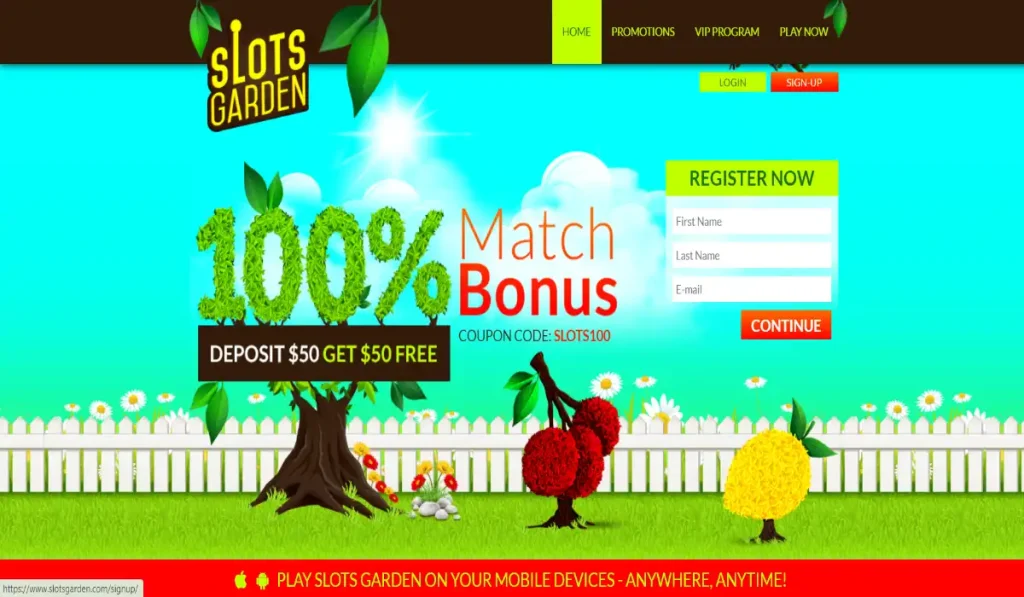 Slots Garden Casino Review