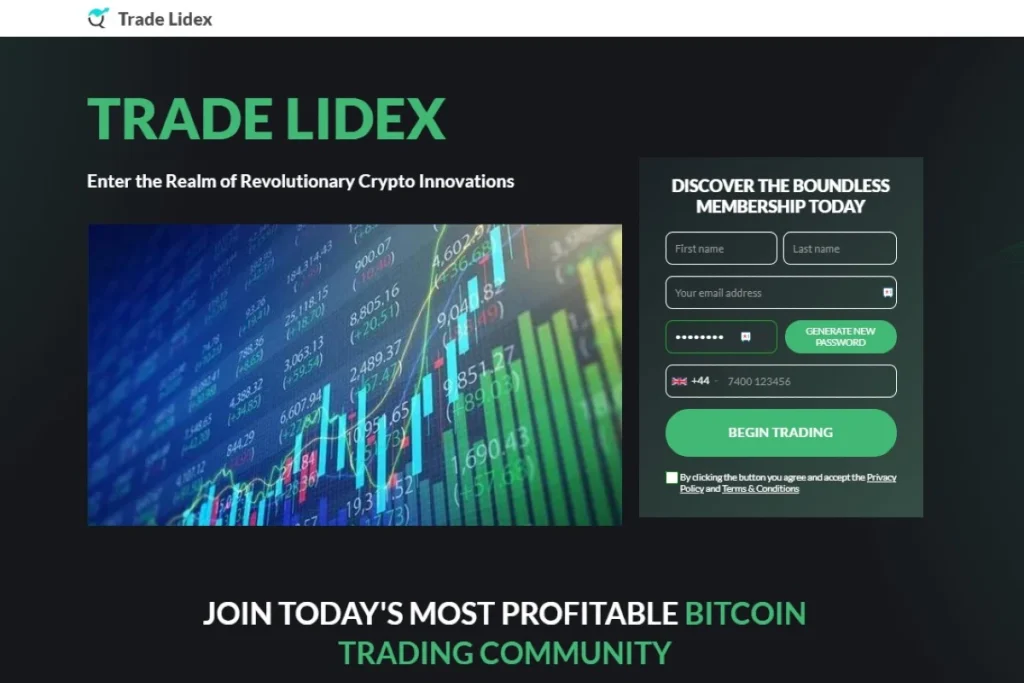 Trade Lidex Official Website