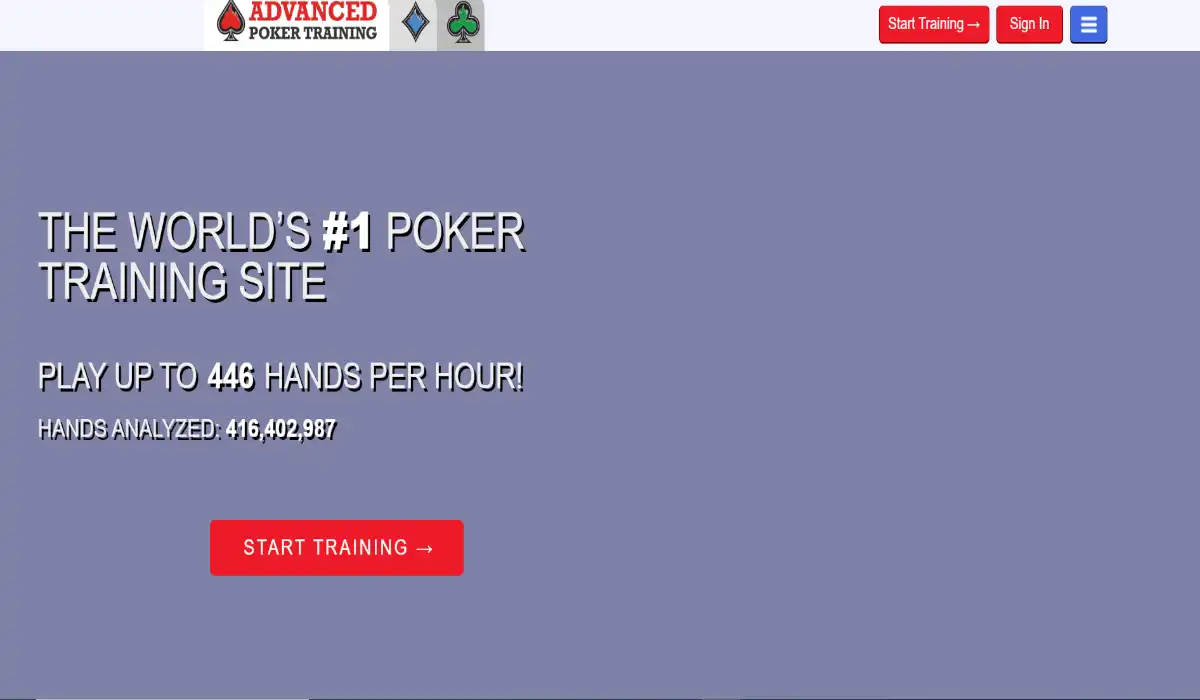 Advanced Poker Training