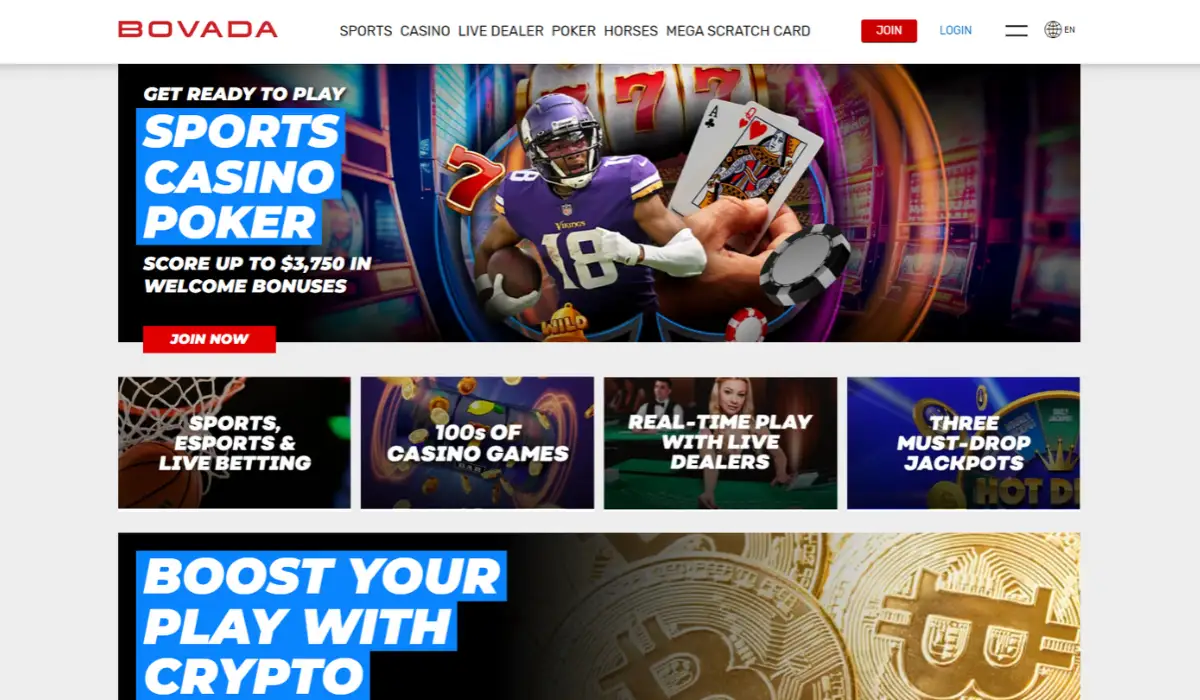 Bovada Real money casino