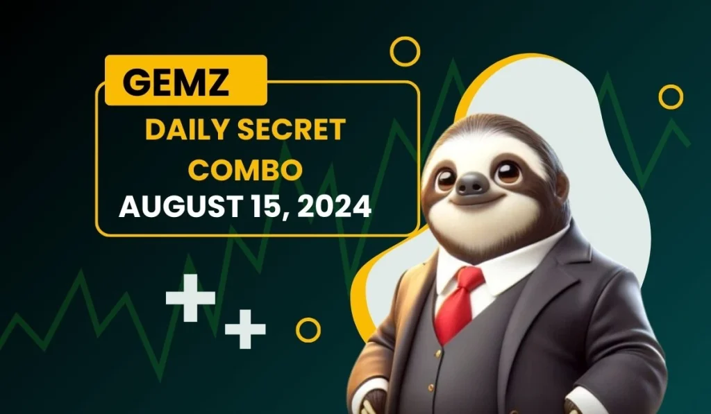 Gemz Daily Secret code & Combo, August 15, 2024