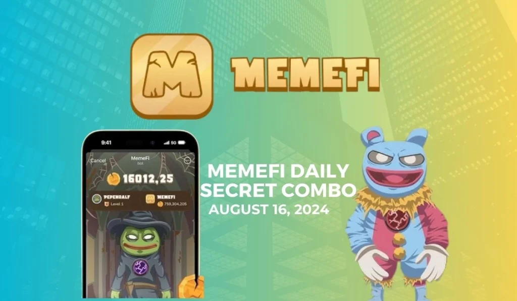 MemeFi Daily secret combo august 16, 2024