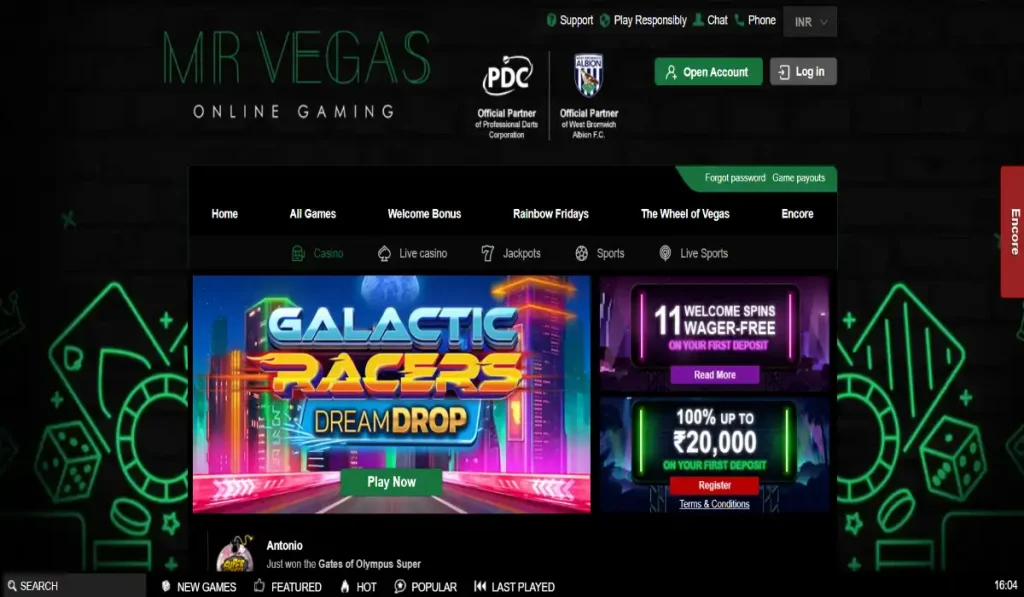 Mr Vegas Real-Money Casino Review