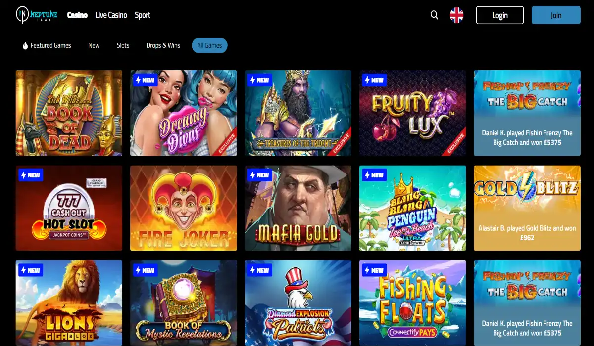 Neptune Play Casino Online