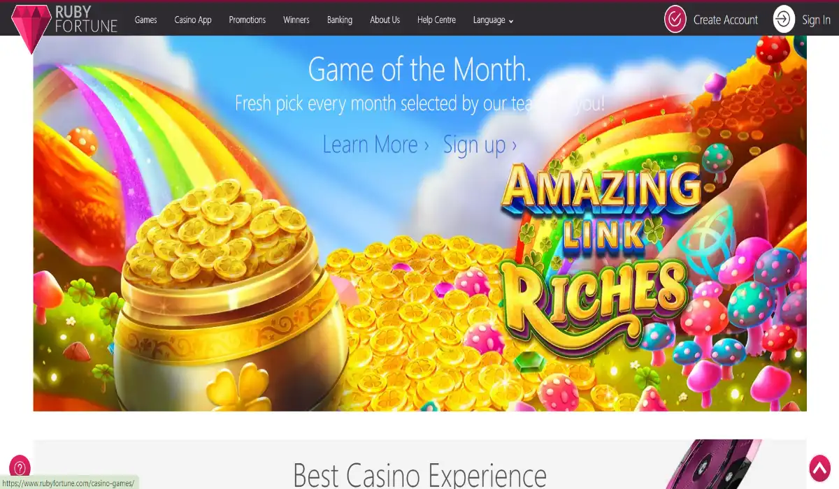 Ruby Fortune Casino Online