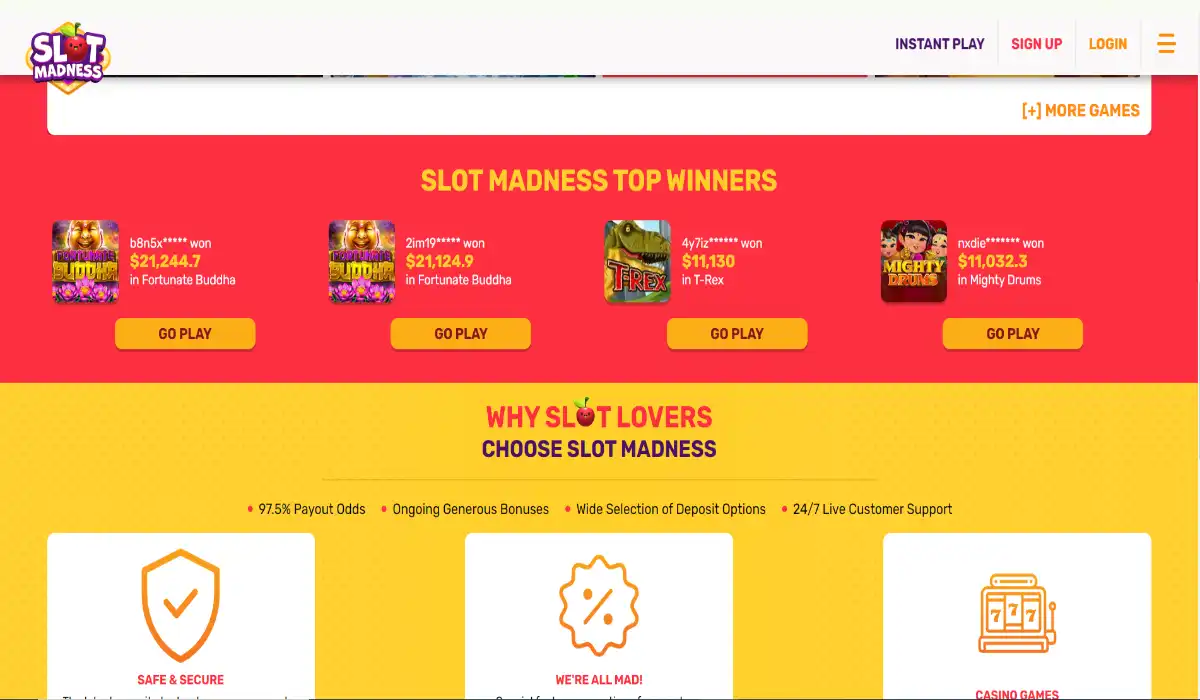 Slot Madness Casino Online