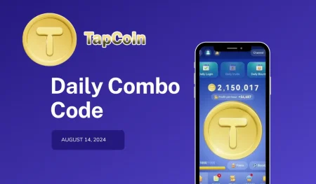 Tap coin Daily Bounty Combo Code Aug 14