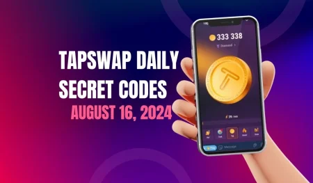 TapSwap Daily Secret Code August 16