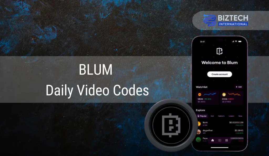 Blum Daily Video Codes