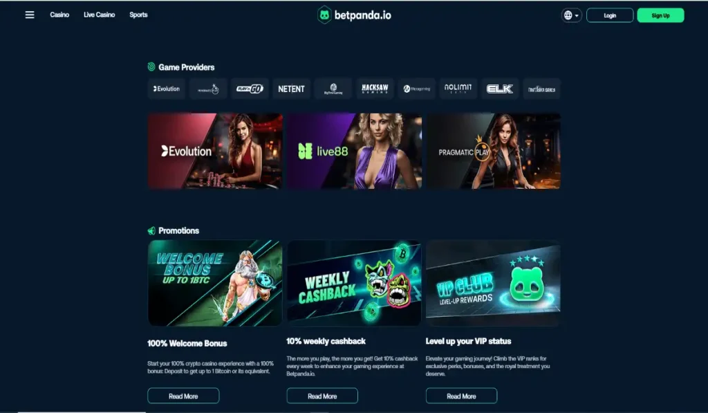 Betpanda.io Casino Game Provider