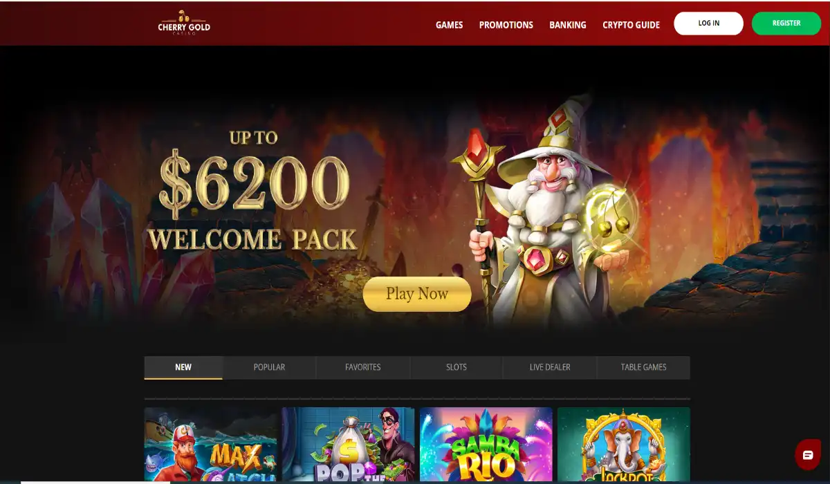 Cherry Gold Casino Bonus Codes