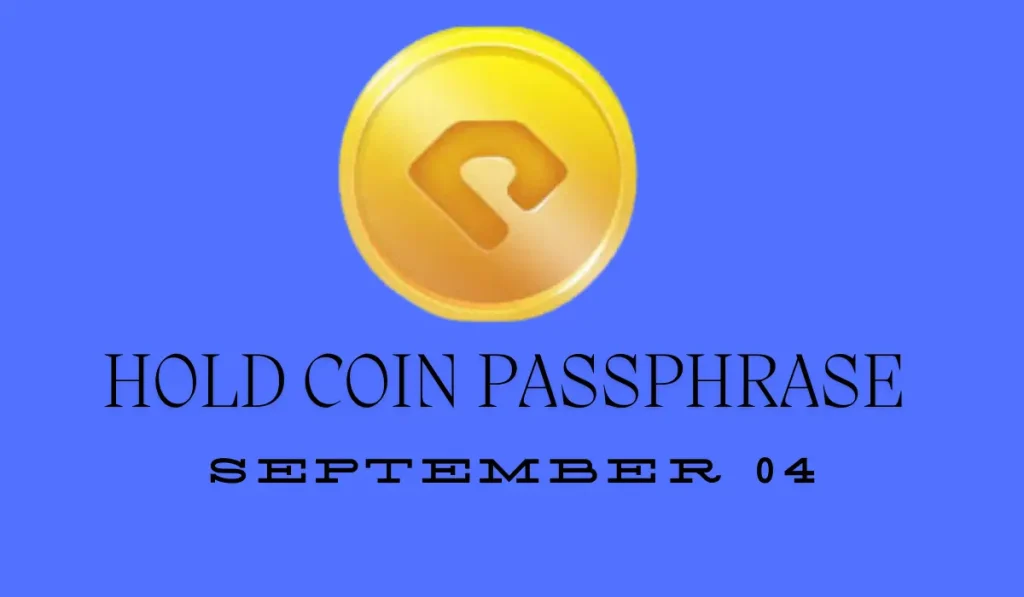 Hold Coin Passphrase sep04