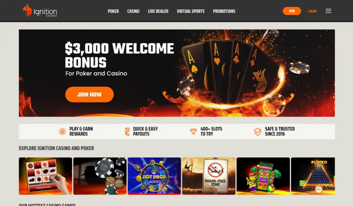 Ignition Mastercard casino