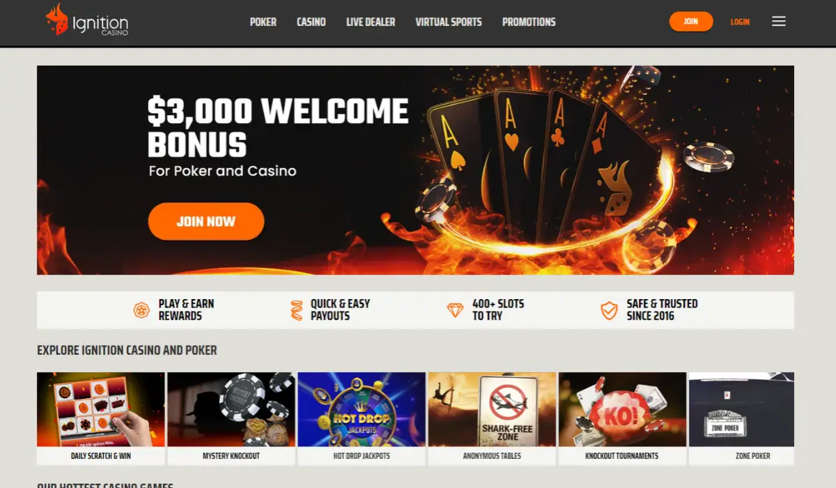 Ignition Visa Casino